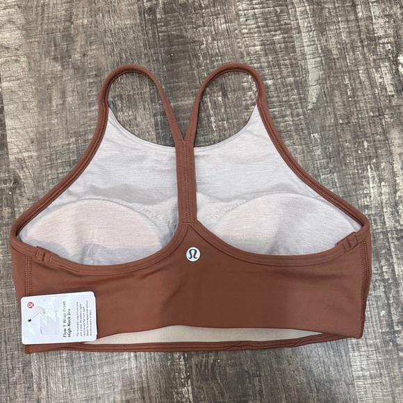 Lululemon Flow Y Wrap-front High-Neck bra-Size 6 NWT - Picture 4 of 4